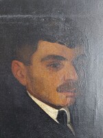 Parobek Alajos portré 1919  - Szegedi festő