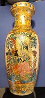 Váza India / Dél-ázsiai Gyűjtemény daru madárral.Mérete: 22 cm