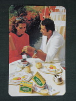 Kártyanaptár,Compack csomagoló vállalat,Lipton Tea,férfi női modell, 1979,  (8)