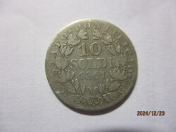 Vatican: IX. Pius, Silver 10 Soldi