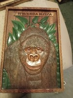 Gorillás fakép