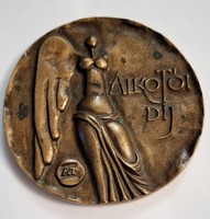 Asszonyi Tamás   Alkotói díj Richter Gedeon bronz plakett  8,5 cm