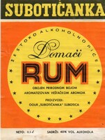 Italcímke: Domaci RUM.