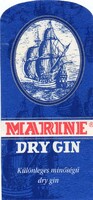 Italcímke: Marine Dry Gin.