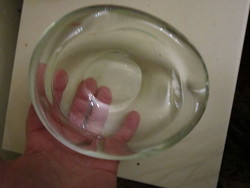 Üveg  hamutartó hamutál