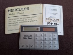 Hercules napelemes számológép