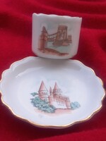 Retro Aquincum mesés budapesti csésze szet, retro Budapest szuvenír, 60'-as évek
