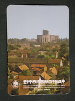 Kártyanaptár,Jugoszlávia,Szerb,Topolya,Bačka Topola malomipari vállalat, 1979,  (8)