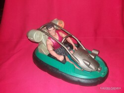1999.Action Man HASBRO katona akció légpárnás hajó Hidro jet szett 29 cm figura a csónak 34 cm