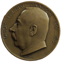 Beck -Telcs: Teleki Sándor 1923-25 ÉKE tagilletményi érem