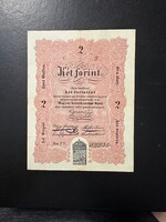 2 forint 1848.  VF+!!  EREDETI TARTÁS!!  NAGYON SZÉP!!