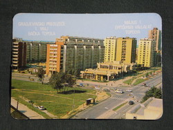 Kártyanaptár,Jugoszlávia,Szerb,Topolya,Bačka Topola,Május 1 építőipari vállalat, 1979,  (8)