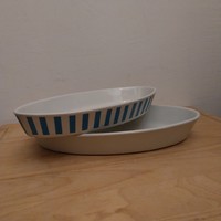 2 db  Drasche porcelán sütőtál