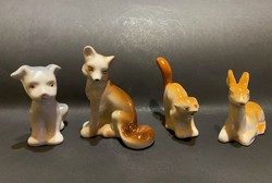 Polonne Porcelán Állat Figurák