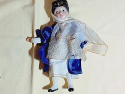 Baba -2 Orosz Grúz népi ruhában retro 27cm