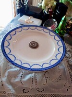Copeland  Tivadar antik porcelán tortatál fém talpon