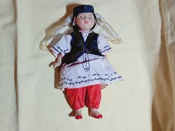 Baba -1 Orosz Tajik népi ruhában retro 27cm