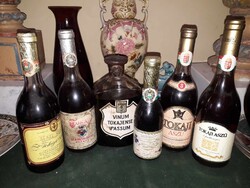 6 db. régi Tokaji aszú, szamorodni.