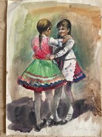 Bakányi Gyula Táncoló lányok