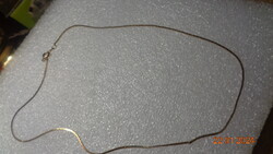 Nyaklánc , préselt , aranyozott  40 cm