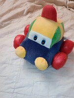 Csörgő autó kb 24 cm plüssfigura bébi játékok, Alkudható