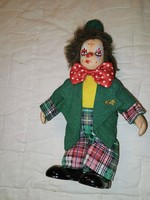 Bohóc baba, kb 24 cm figura , Alkudható