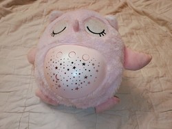 Zenélő világító bagoly, kb 25-35 cm, Alkudható