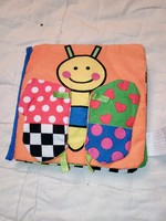 Plüss képeskönyv csörgő zörgő lapokkal, Alkudható