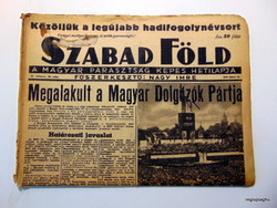 1948 június 20  /  Szabad Föld  /  Születésnapra!? EREDET ÚJSÁG! Ssz.:  22235