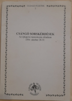 Csángó füzetek 2. - Csángó sorskérdések