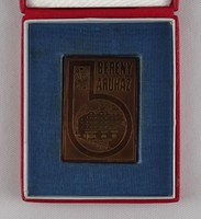 1S601 Áfész Berény áruház 1974 emlékplakett dobozában
