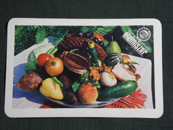 Kártyanaptár,ÁFÉSZ élelmiszer ABC áruházak, 1980,  (8)