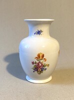 HOLLÓHÁZI VIRÁGGAL DÍSZÍTETT PORCELÁN VIRÁG VÁZA 15 CM