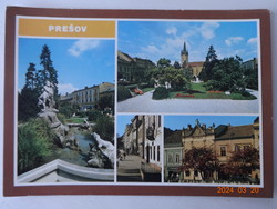 Régi, retró, képeslap:  Eperjes, részletek