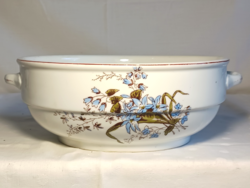 Füles porcelán tál