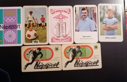 Sport/Népsport kártyanaptárok