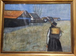 Bokros László - Hazafelé 75x60 cm