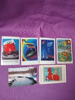 USSR, Szovjetunió. Régi, retro szovjet orosz zsebnaptár. 1980-s évekből.