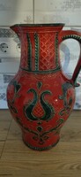Gmunder keramik Austria padlóváza 42cm