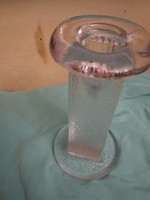 Retro jég üveg gyertyatartó