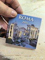 Roma 2016 mini naptár,hűtőmágnes, reklámtárgy eladó!