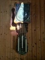 Nagyméretű fali ingaóra, működő