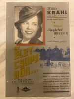 Az élet csupa bűn...filmplakát (1940 körül)