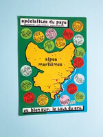 Képeslap (59) - Franciaország - Tengerparti Alpok (Alpes-Maritimes megye) 1970-es évek