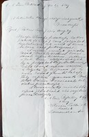 Az első világháború emlékei: Halfer József lova- Budakeszi elöljárója 1914 levél!!