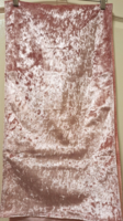 3 db 2 OLDALAS RÓZSASZÍN FÉNYES TERÍTÓ/FUTÓ 160 CM X 40 CM ÚJ!!!