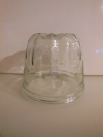 PUDINGFORMA - HŐÁLLÓ - FÉL LITER - 11,5 x 10 cm - HIBÁTLAN