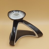 Art deco stílusú  Unterweissbach porcelán gyertyatartó
