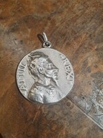 ATTILA REX AQUILEA EZÜST ÉREM,  MEDÁL