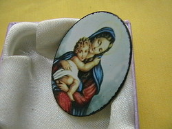 Tűzzománc medalion 2.